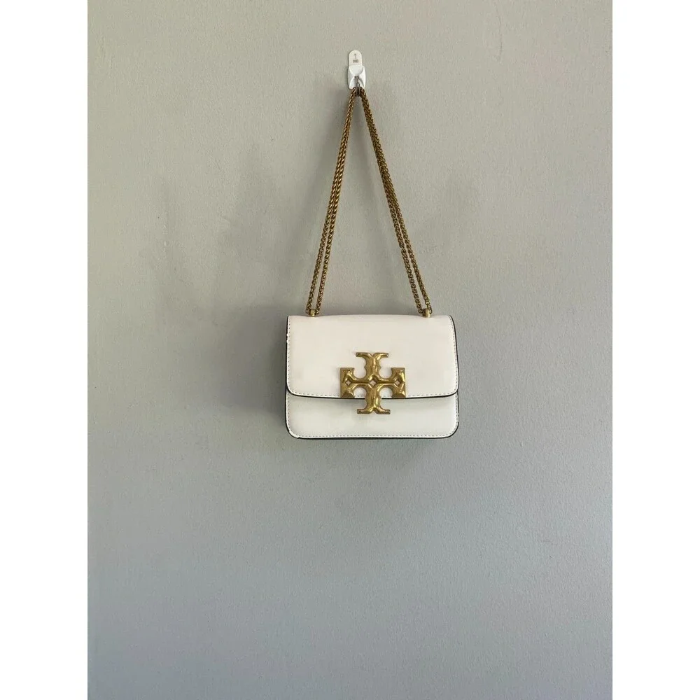 Tory Burch Small Leather Shoulder Bag White Crossbody/ Shoulder Bag